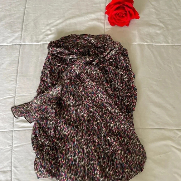 Ba&sh Dina mix print ruffle front tie mini skirt - Picture 4 of 11